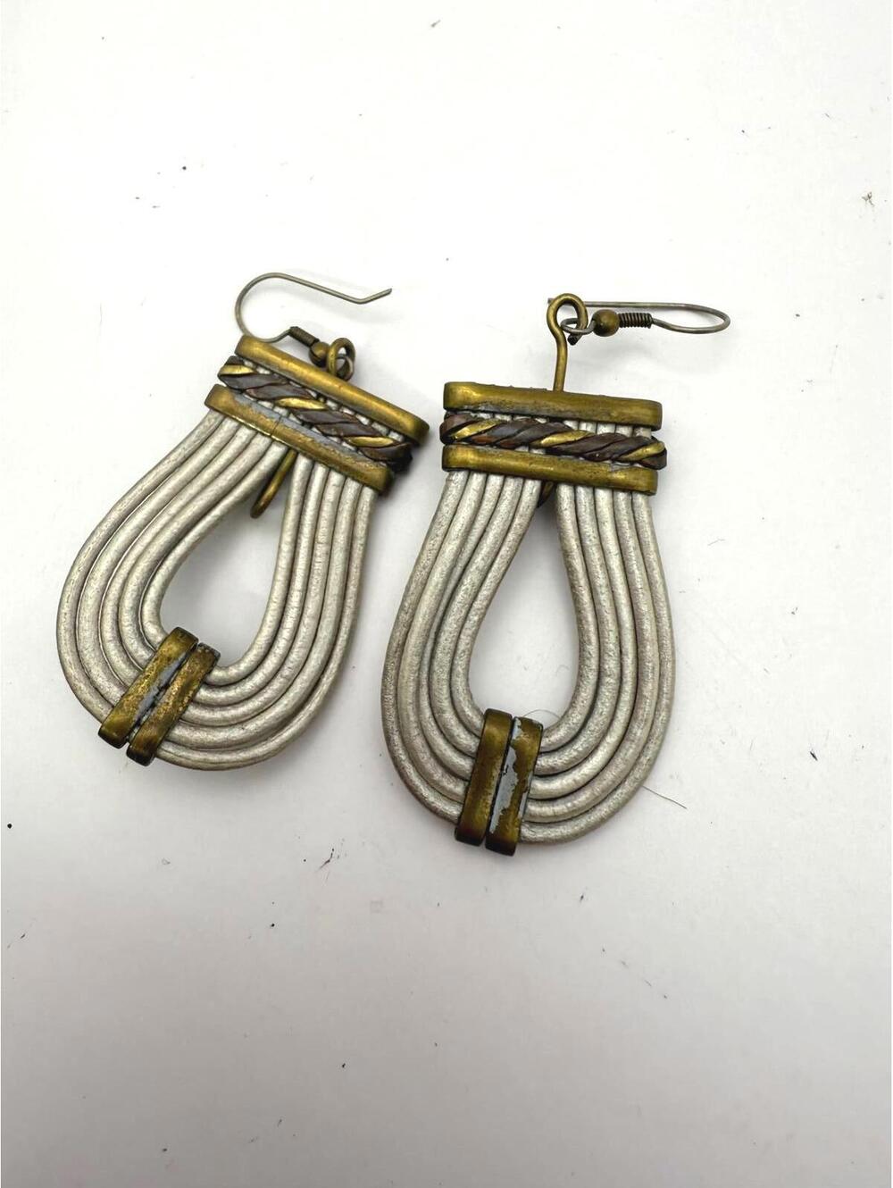 Alexis Kirk 1970s Eqyptian Style Vintage Earrings